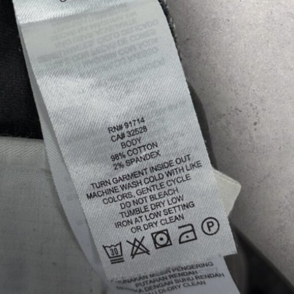 Armani Exchange J11 Grey Skinny Jeans Size 28‎ Denim Zippered Pockets Stretch - Picture 8 of 13